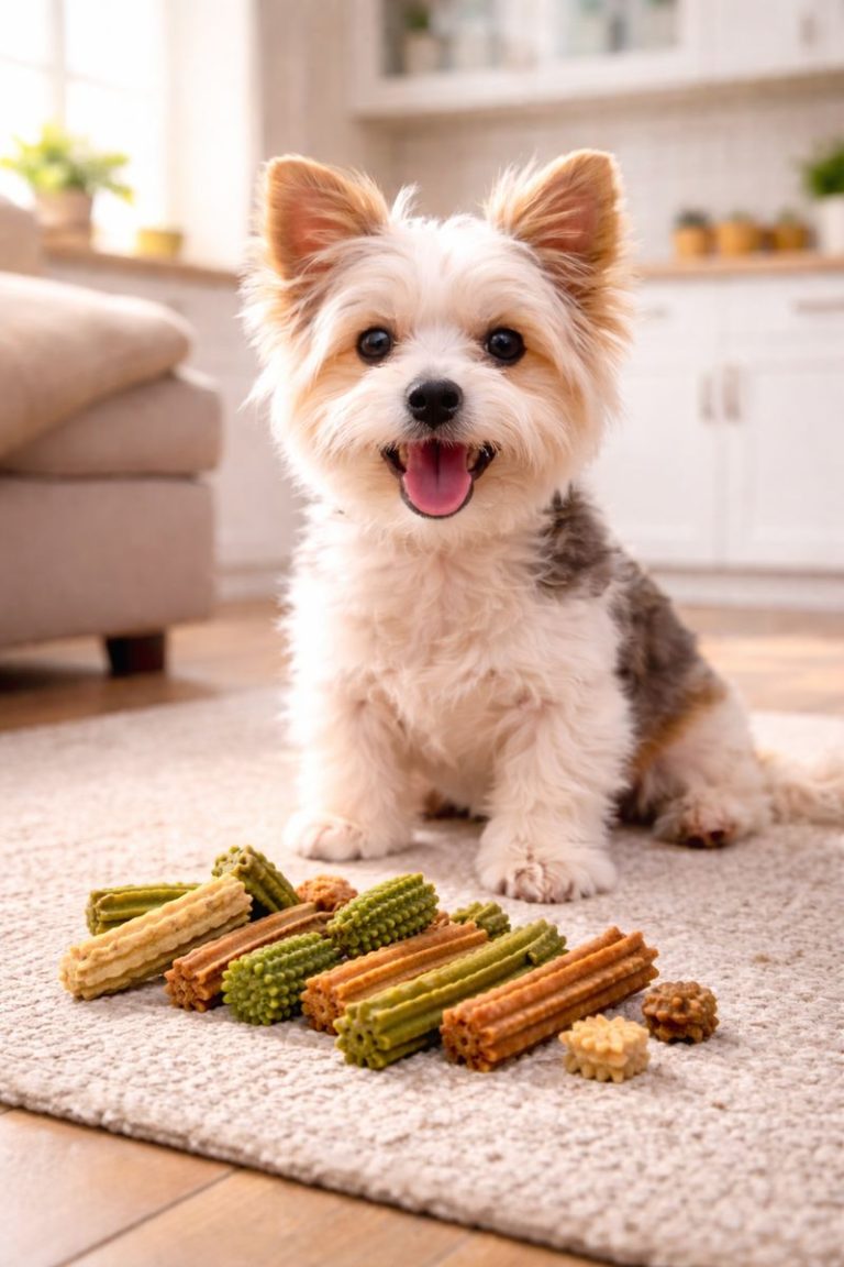 Dog with Chews